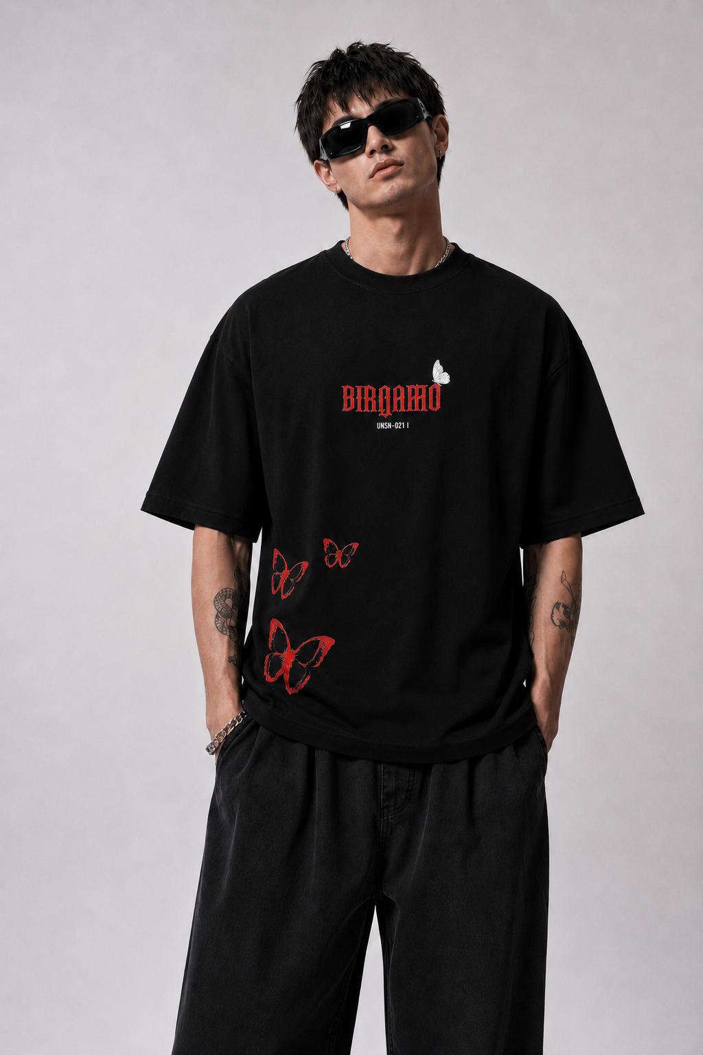 T-shirt Oversize UNSEEN – BLACK