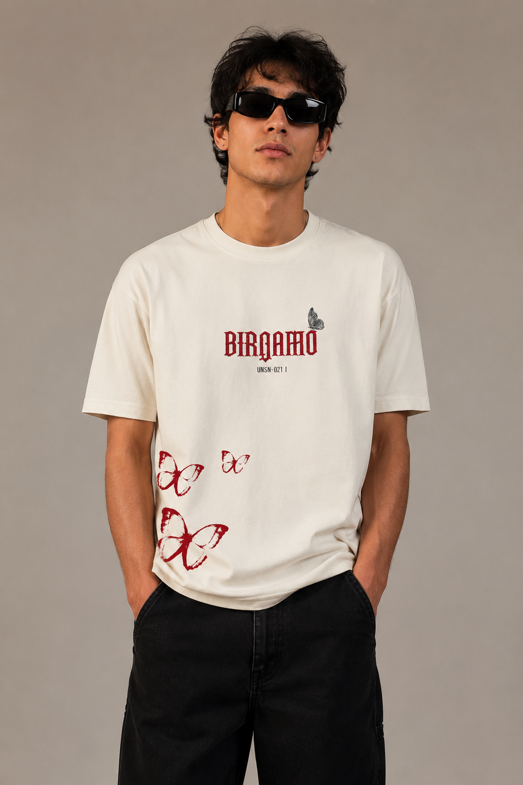 T-shirt Oversize UNSEEN – Cream Beige