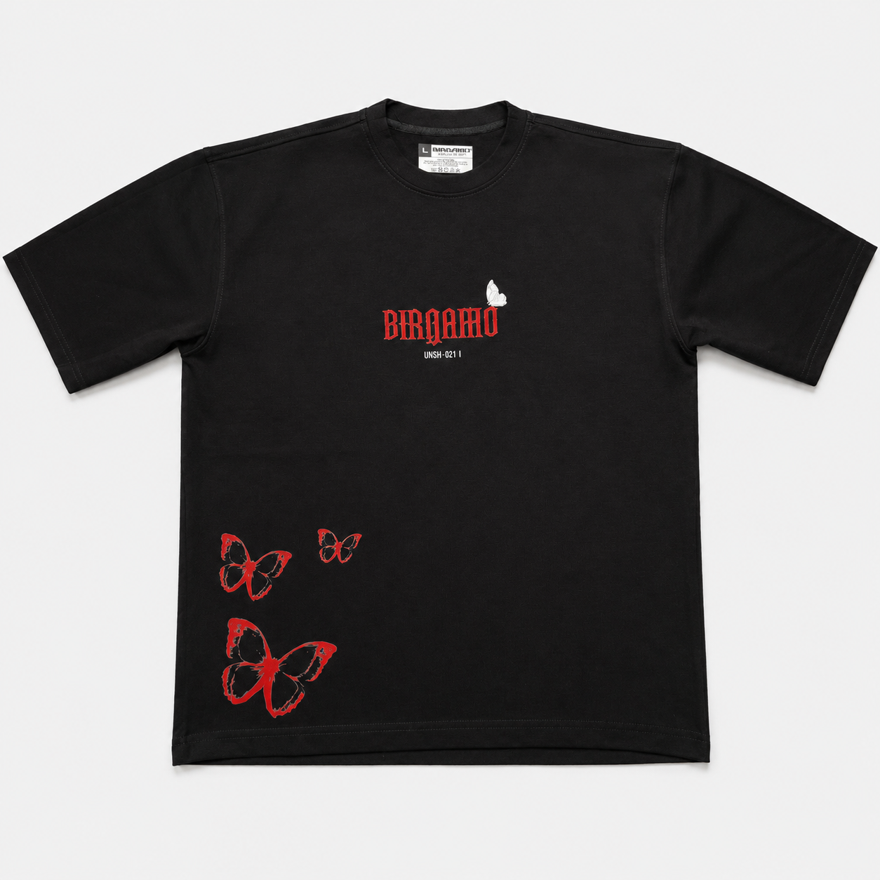 UNSEEN Oversized T-shirt Black